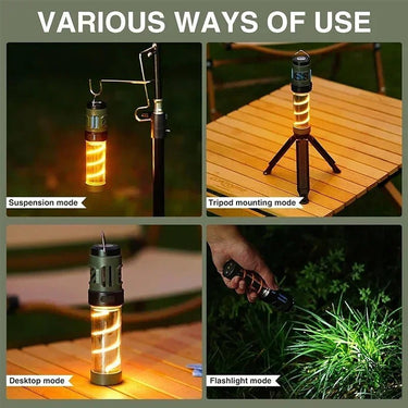 Rechargeable 3 - in - 1 Camping Lantern & Light - InspiredGrabs.com